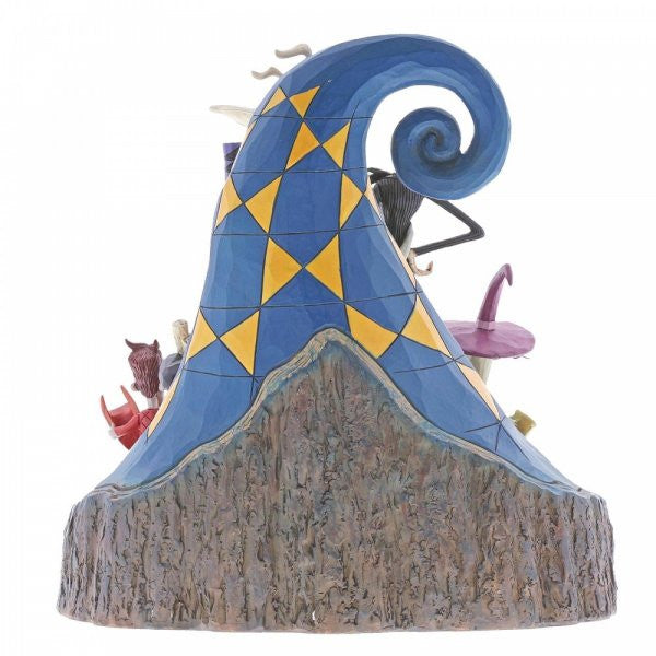 Disney Traditions Jack, Sally and the main characters from Halloween Town in Nightmare Before Christmas figurine