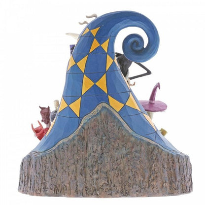 Disney Traditions Jack, Sally and the main characters from Halloween Town in Nightmare Before Christmas figurine