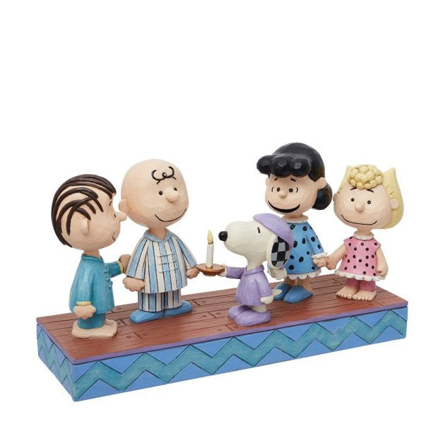 Peanuts Gang in Christmas PJ's Snoopy Figurine By Jim Shore 6013046
