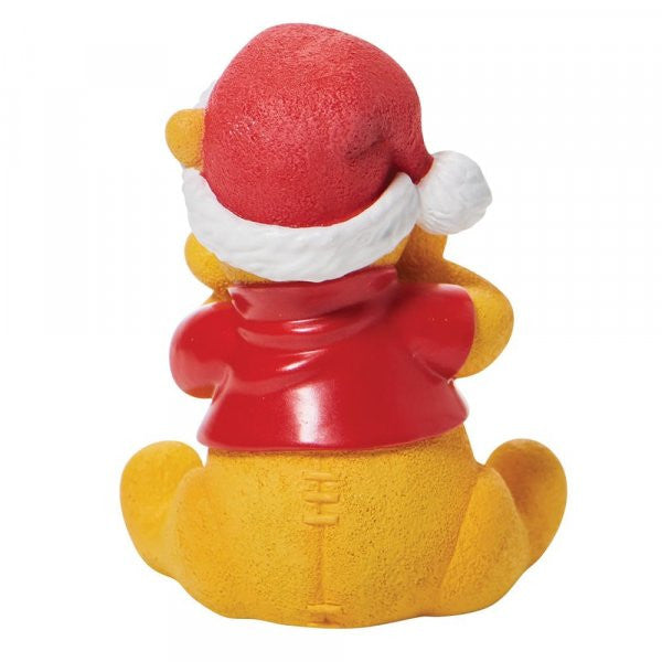 Disney Christmas Winnie The Pooh In Santa Hat Figurine By Department 56