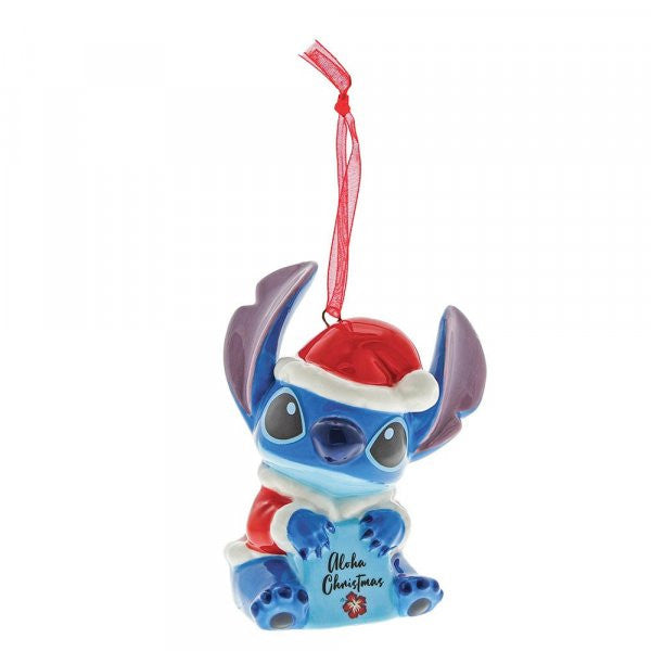 Disney Enchanting Christmas Stitch Hanging Ornament