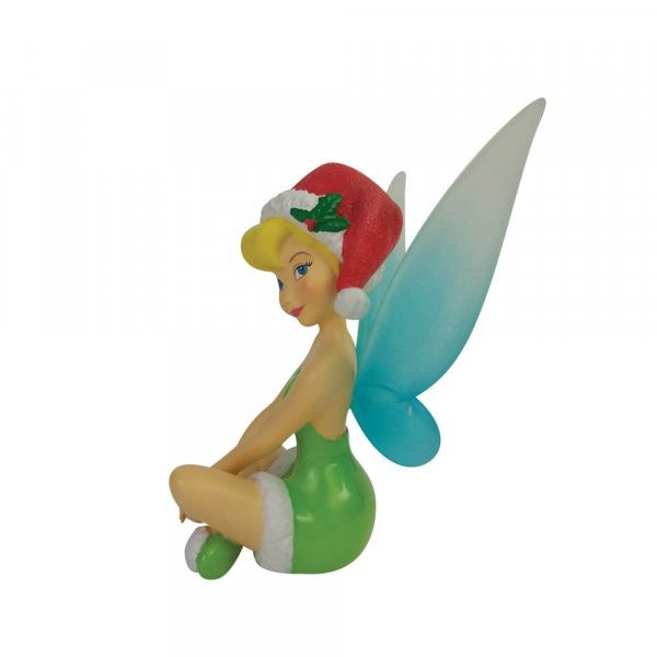 Disney Christmas Tinker Bell in Santa Hat Figurine By Department 56