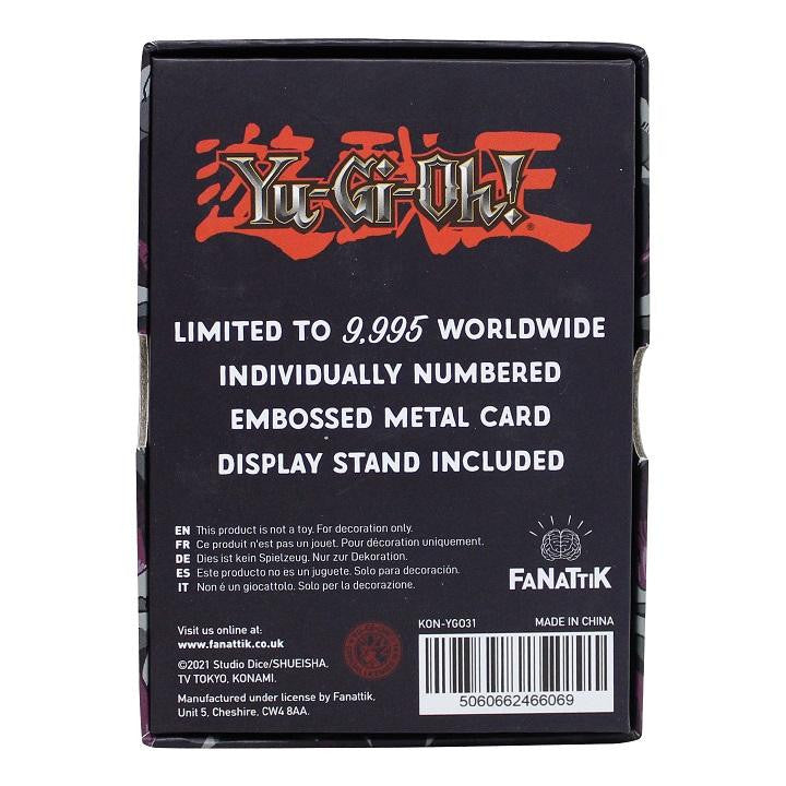 Yu-Gi-Oh Summoned Skull Metal Card