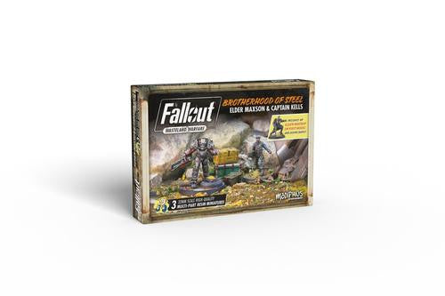 Fallout Wasteland Warfare Brotherhood Of Steel Elder Maxson & Captain Kells