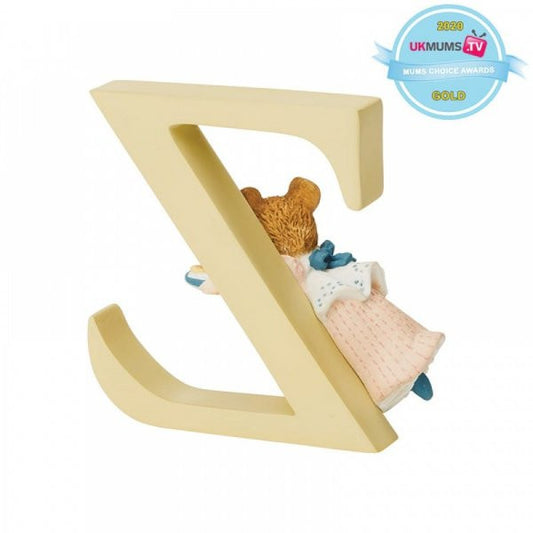Beatrix potter freestanding alphabet letter Z - Appley Dapply figurine