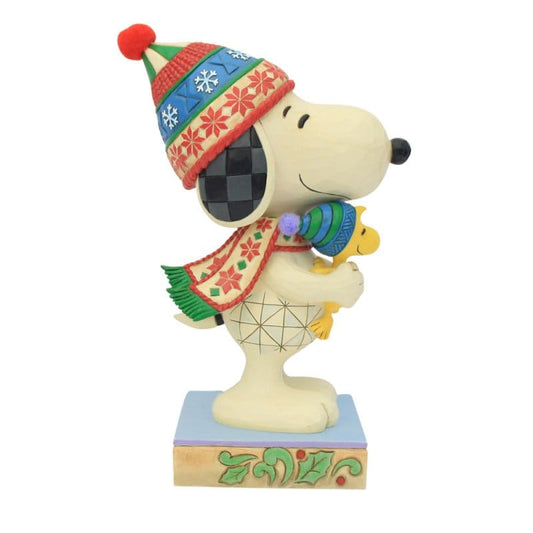 A Warm Embrace Large Snoopy Hugging Woodstock Figurine Peanuts By Jim Shore 6018691