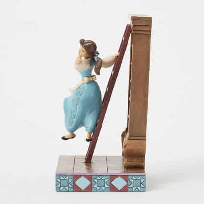 A World of Books (Belle on Bookcase) Figurine - Disney Traditions By Jim Shore