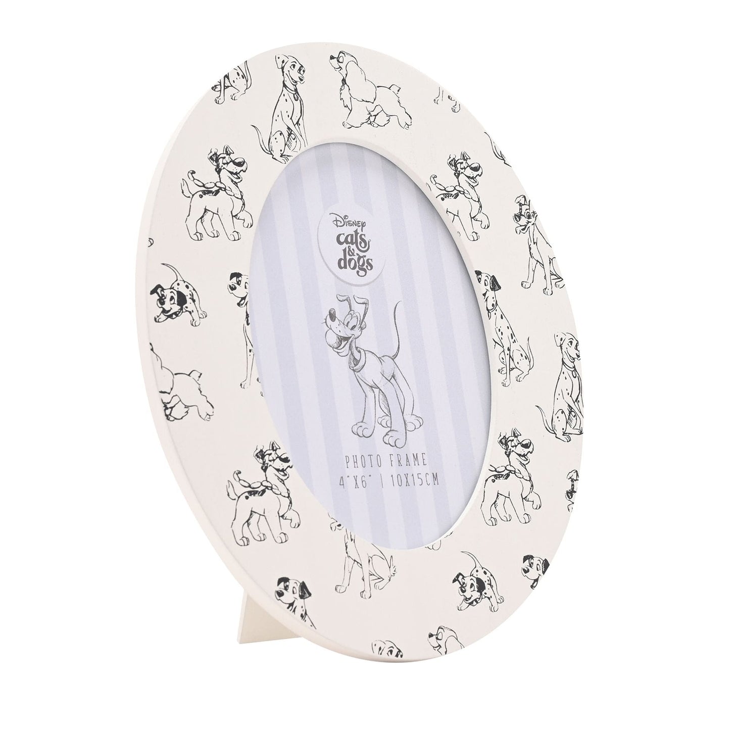 Add To BoardsDisney Cats & Dogs Dog Print Oval Photo Frame 4" x 6"