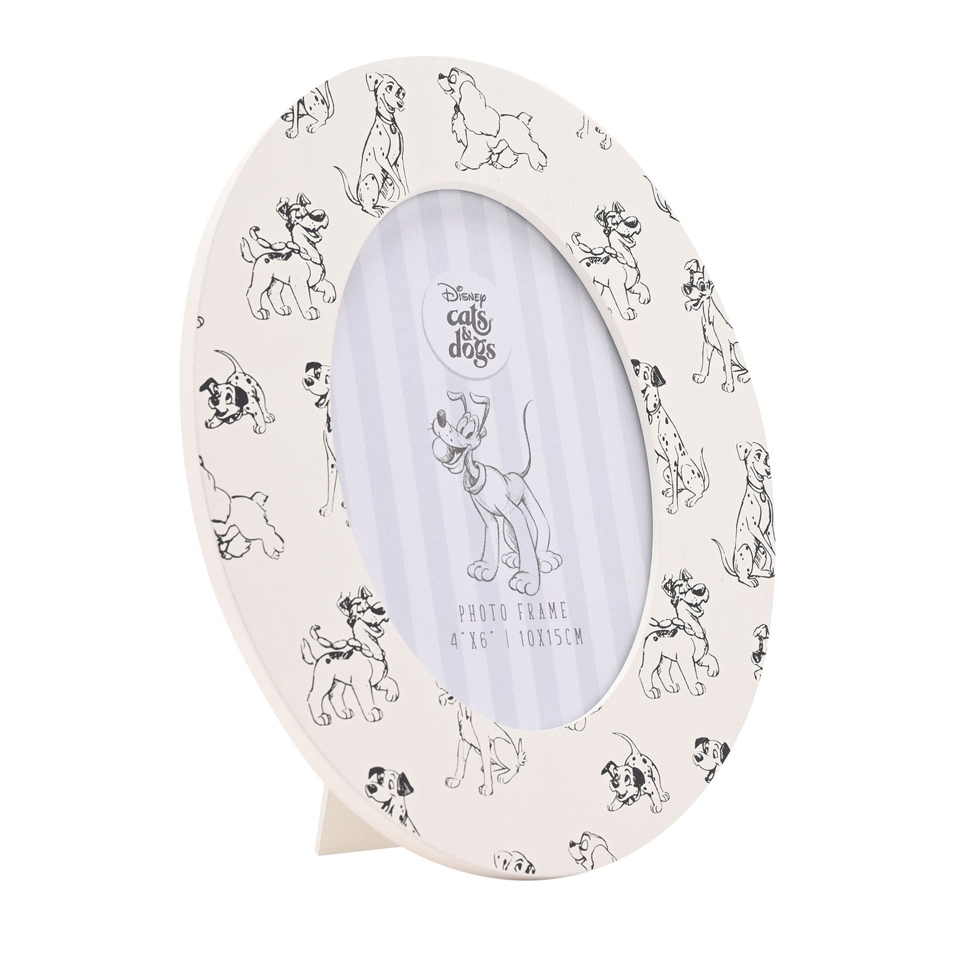 Add To BoardsDisney Cats & Dogs Dog Print Oval Photo Frame 4" x 6"