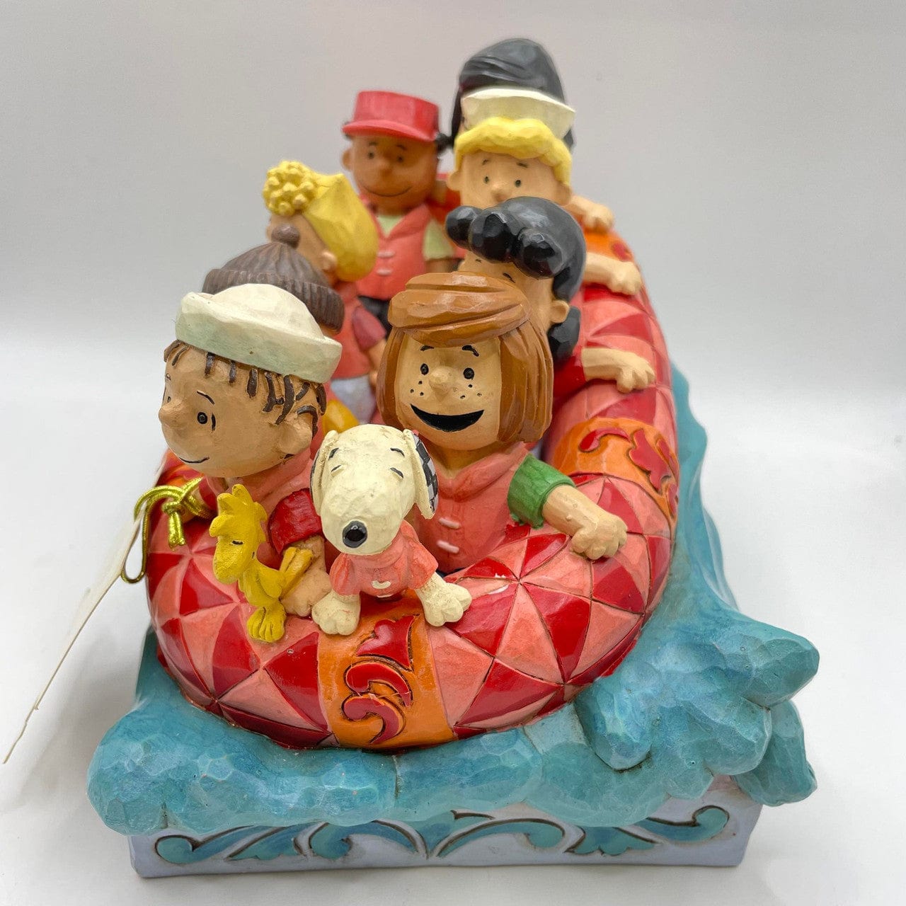 Adventures Await Peanuts Gang Rafting Signed By Jim Shore 6007934
