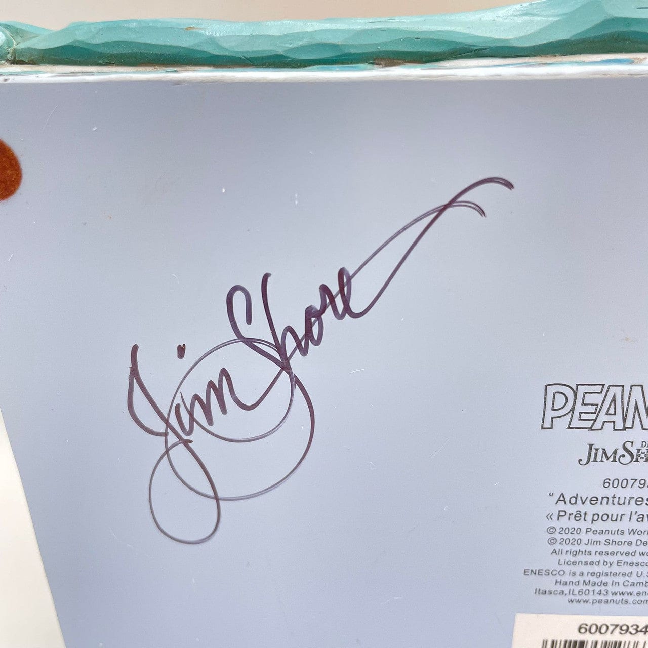 Adventures Await Peanuts Gang Rafting Signed By Jim Shore 6007934