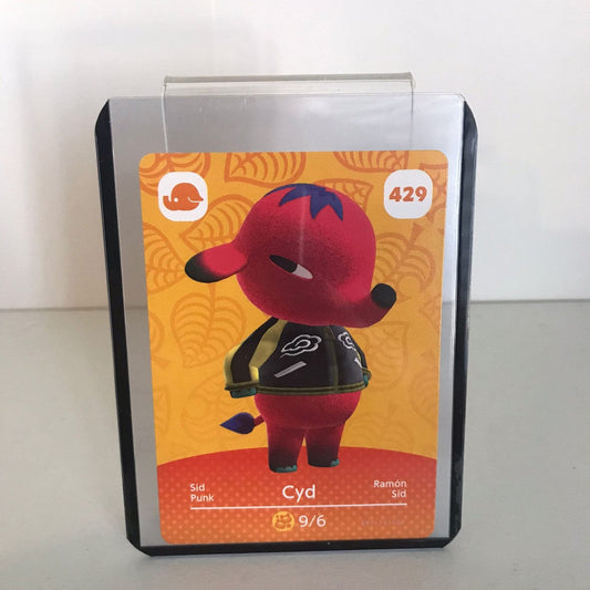 Animal Crossing Amiibo Card Series 5 Cyd No. 429