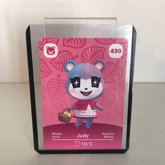 Animal Crossing Amiibo Card Series 5 Judy No. 430