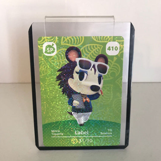 Animal Crossing Amiibo Card Series 5 Label No. 410