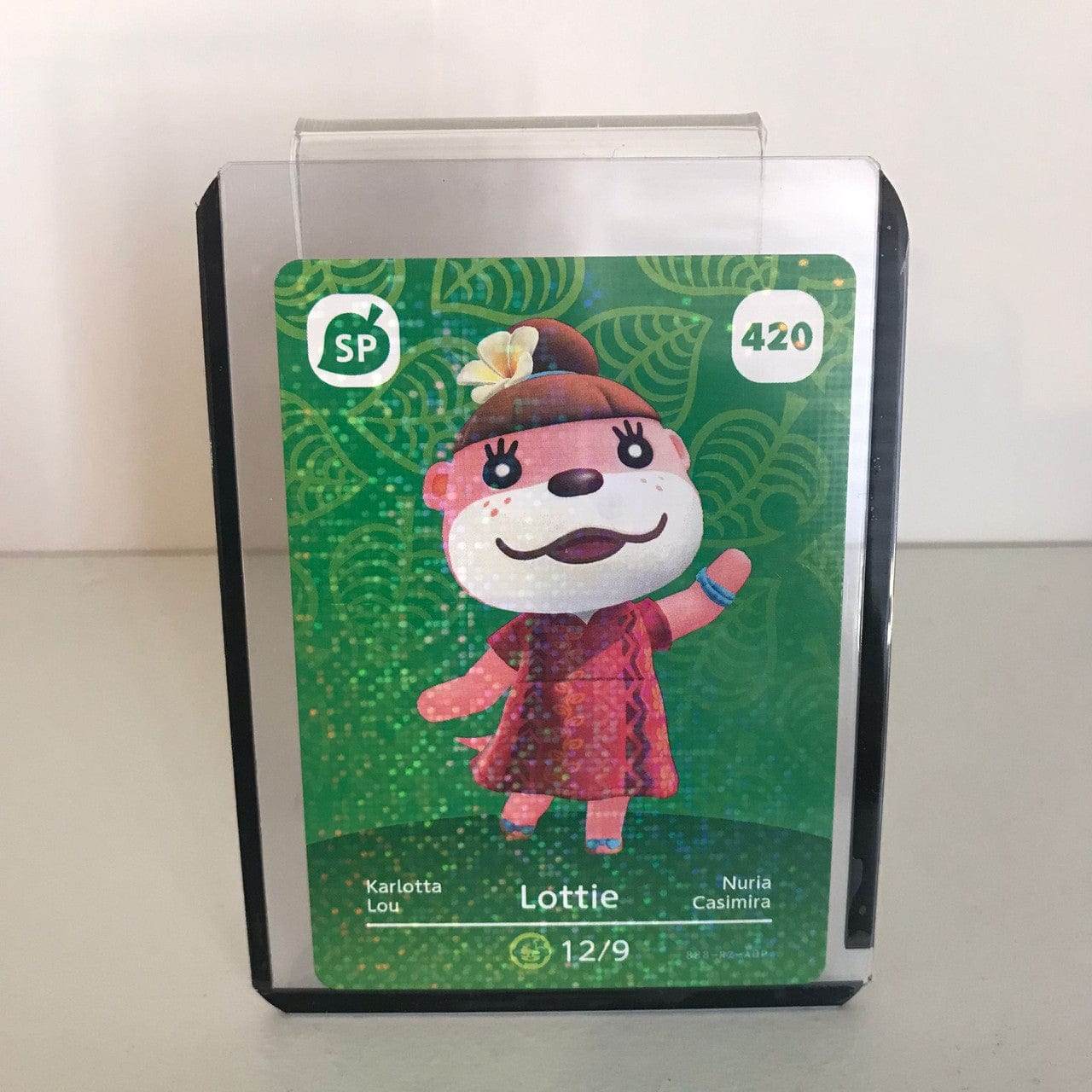 Animal Crossing Amiibo Card Series 5 Lottie No. 420