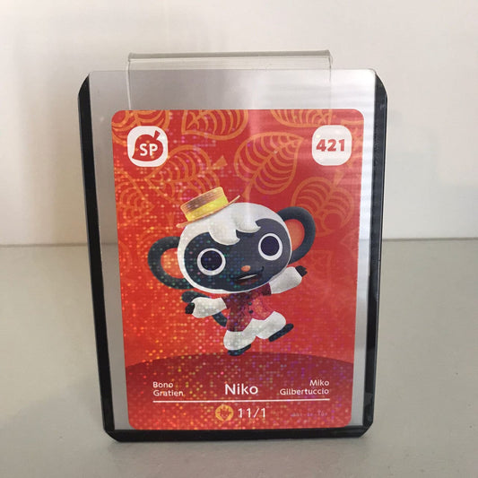 Animal Crossing Amiibo Card Series 5 Niko No. 421