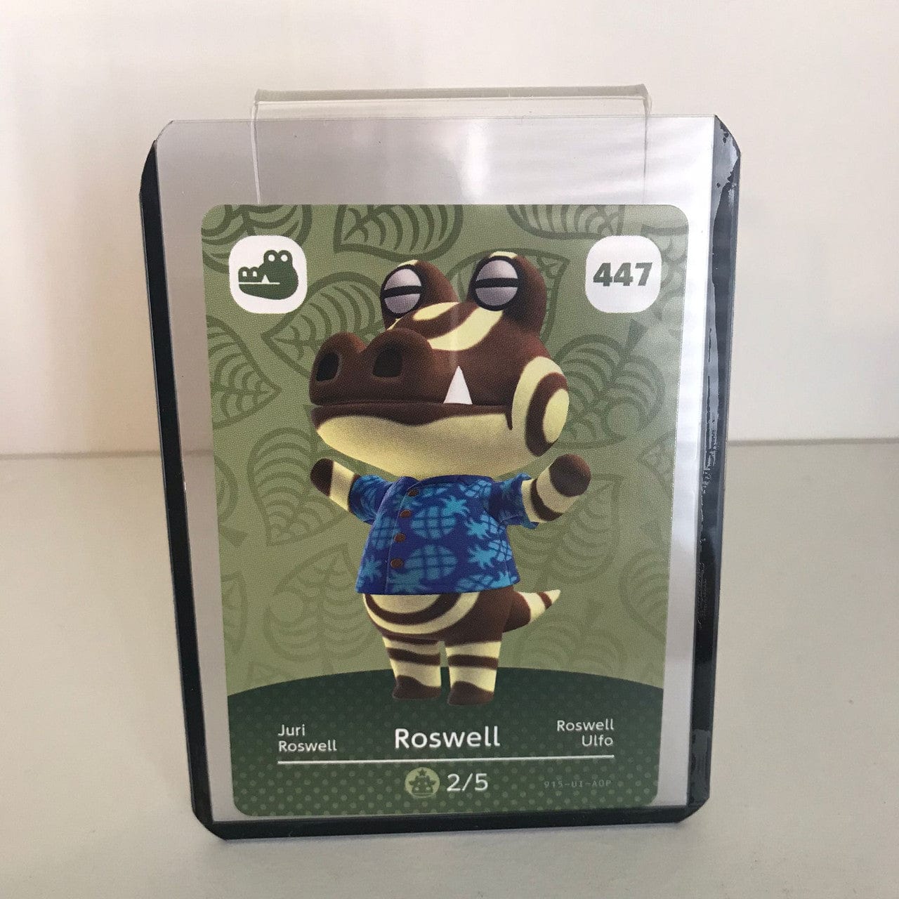 Animal Crossing Amiibo Card Series 5 Roswell No. 447