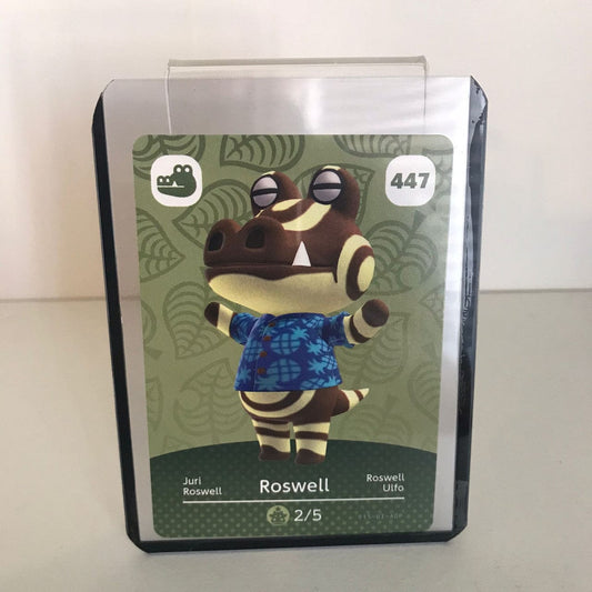 Animal Crossing Amiibo Card Series 5 Roswell No. 447