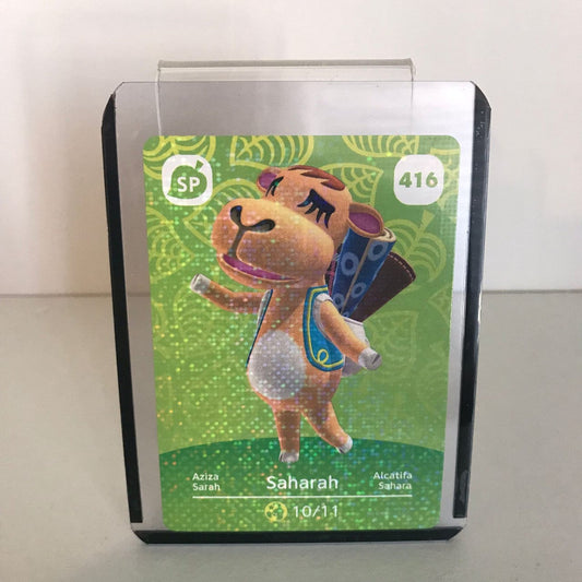Animal Crossing Amiibo Card Series 5 Saharah No. 416