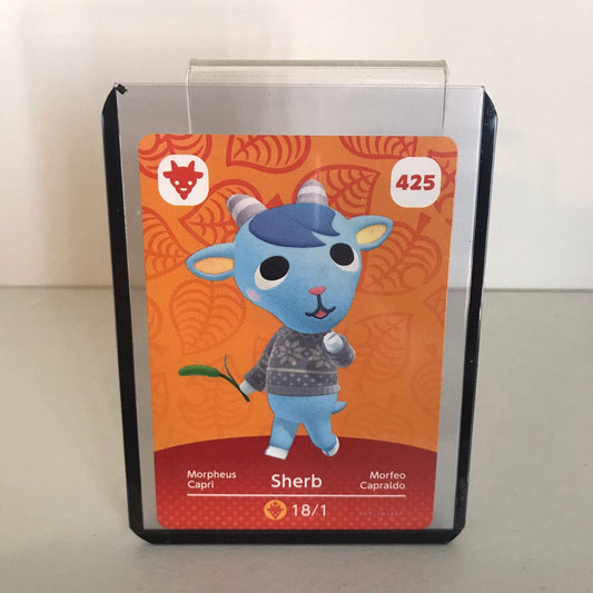 Animal Crossing Amiibo Card Series 5 Sherb No. 425