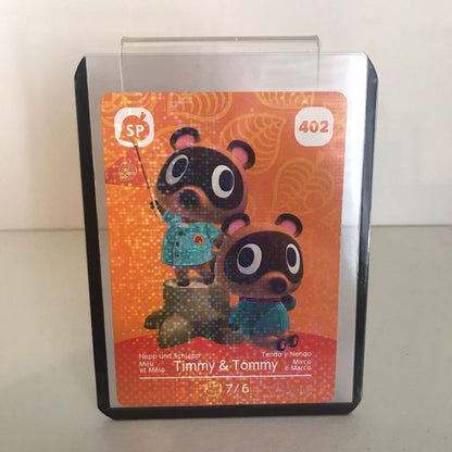 Animal Crossing Amiibo Card Series 5 Timmy & Tommy No. 402