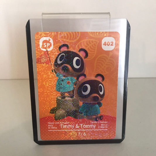 Animal Crossing Amiibo Card Series 5 Timmy & Tommy No. 402