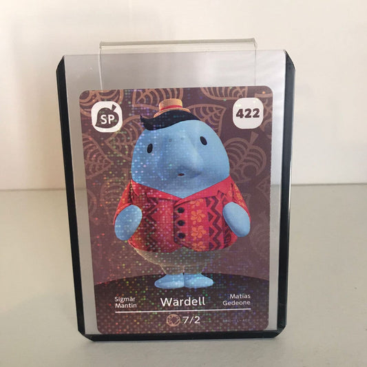 Animal Crossing Amiibo Card Series 5 Wardell No. 422