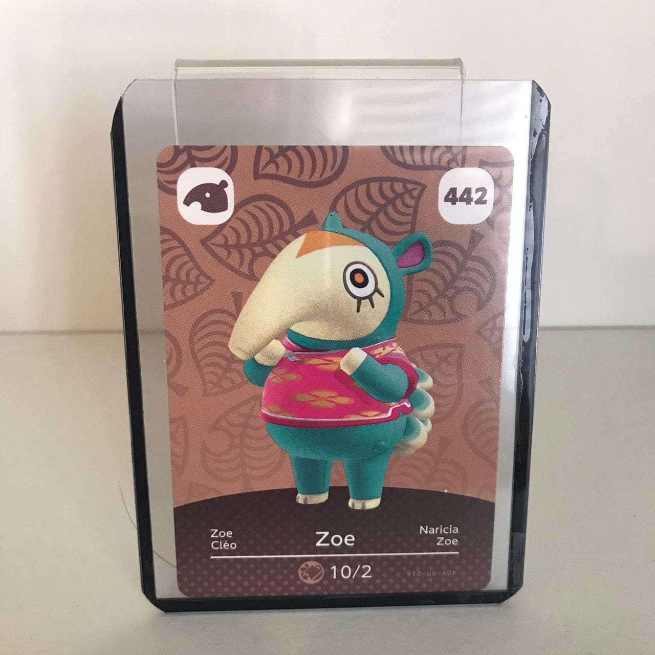Animal Crossing Amiibo Card Series 5 Zoe No. 442