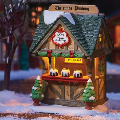 Ava's Plum Pudding Stall Dickens Village By Department 56