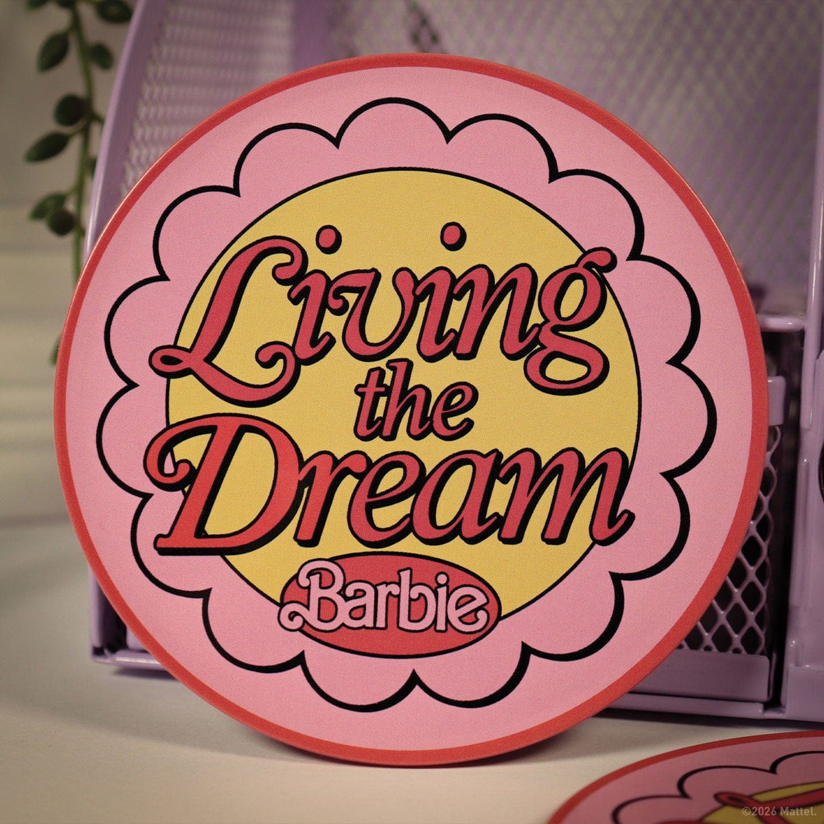 Barbie Collectibles Gift Set Coasters, Pin Badge & Key Ring