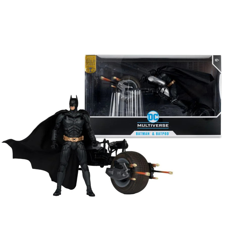 batman with batpod by mcfarlane toys