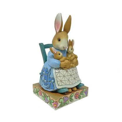 Peter Rabbit Rocking Toy Beatrix Potter Peter Rabbit Mrs Rabbit in Rocking Chair Figurine By Ji ...