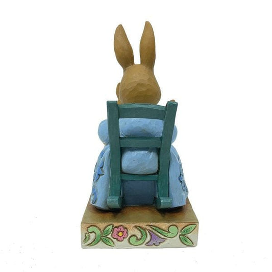 Beatrix Potter Peter Rabbit Mrs Rabbit in Rocking Chair Figurine By Jim Shore 6012488