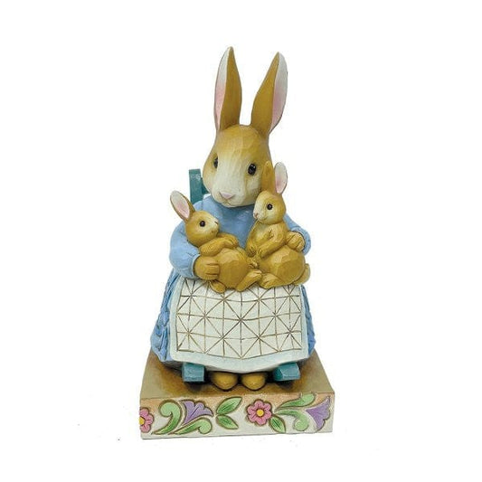 Beatrix Potter Peter Rabbit Mrs Rabbit in Rocking Chair Figurine By Jim Shore 6012488