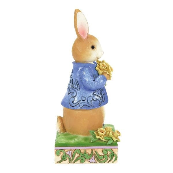 Beatrix Potter Peter Rabbit with Daffodils Figurine By Jim Shore 6014046
