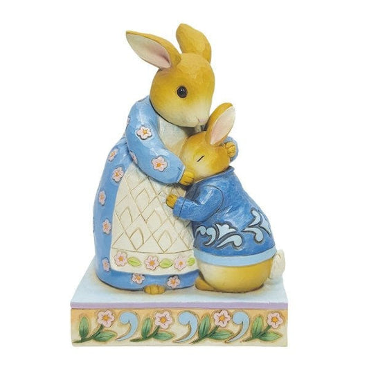 Beatrix Potter Peter Rabbit with Mrs Rabbit Figurine By Jim Shore