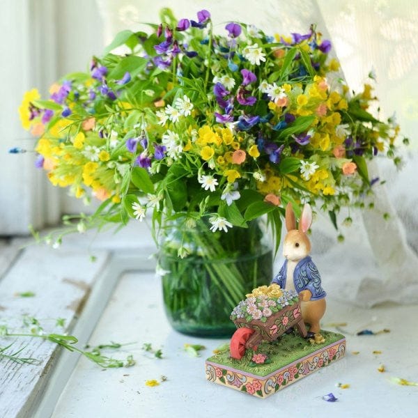 Beatrix Potter Peter Rabbit with Wheelbarrow Figurine By Jim Shore 6014048