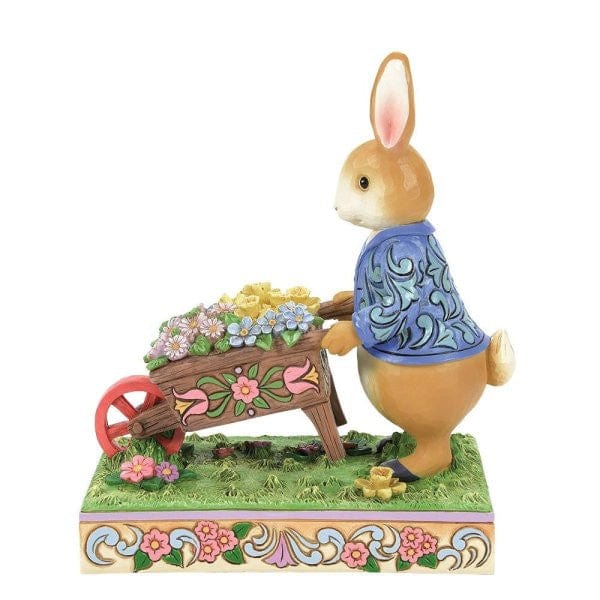 Beatrix Potter Peter Rabbit with Wheelbarrow Figurine By Jim Shore 6014048