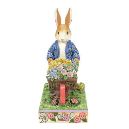 Beatrix Potter Peter Rabbit with Wheelbarrow Figurine By Jim Shore 6014048
