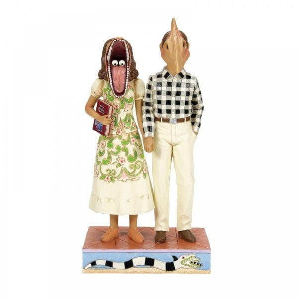 Beetlejuice By Jim Shore Adam & Barbara Maitland Figurine 6016176