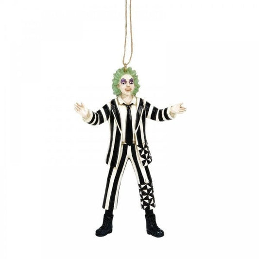 Beetlejuice By Jim Shore Classic & Sandworm Beetlejuice Hanging Ornaments Double Pack