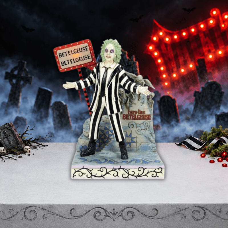 Beetlejuice By Jim Shore LED Light-up Figurine 6016175