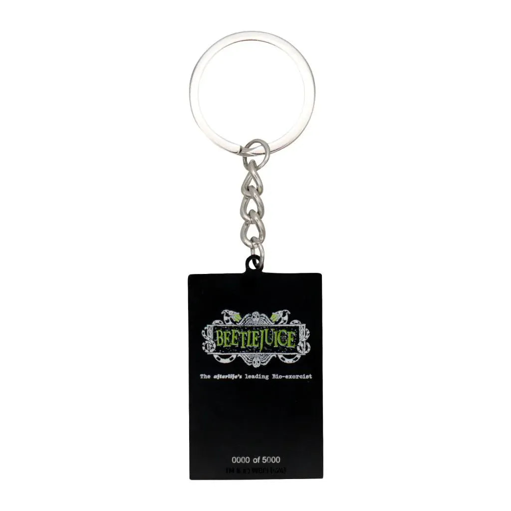 Beetlejuice Handbook of the Recently Deceased Limited Edition Keyring