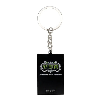 Beetlejuice Handbook of the Recently Deceased Limited Edition Keyring