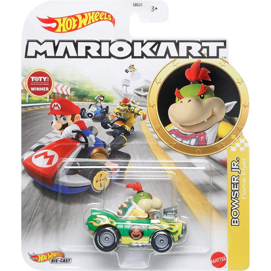 Hot Wheels Mario Kart Bowser Jr. Flame Flyer