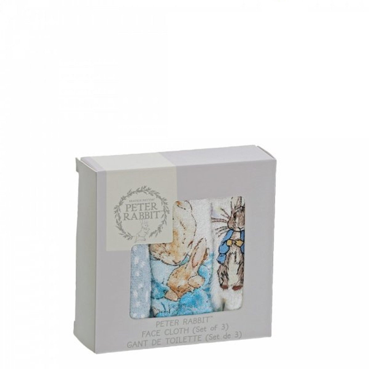 Set of three beatrix potter flannels/face cloths