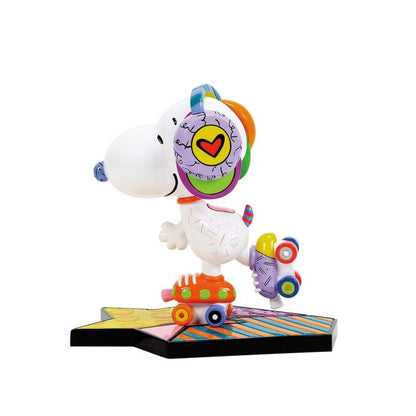 Britto Peanuts Snoopy Roller Skating Figurine 6019026