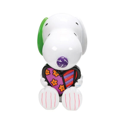 Britto Peanuts Snoopy Statue with Britto Heart Figurine 6019025