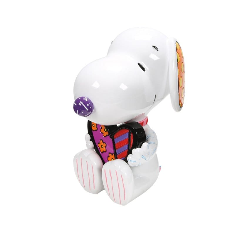 Britto Peanuts Snoopy Statue with Britto Heart Figurine 6019025