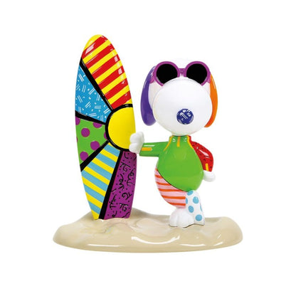 Britto Peanuts Snoopy Surfing Figurine 6019027